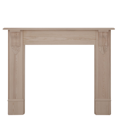 Carron Edinburgh Corbel Wooden Fireplace Surround