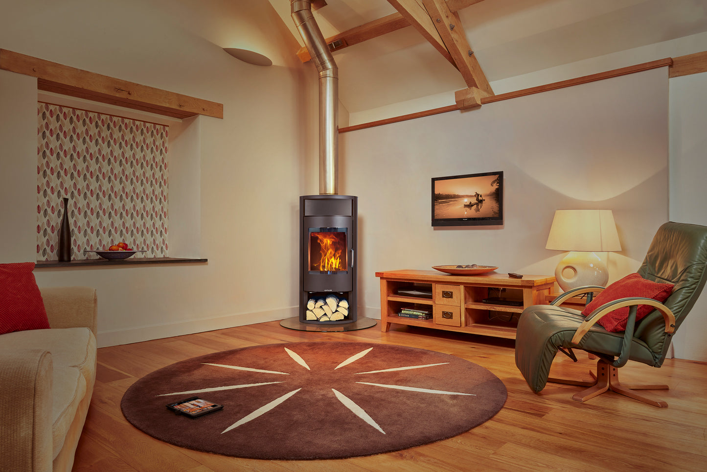 Opus Calypso 8.3kW DEFRA Wood Burning Ecodesign Stove