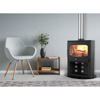 Saltfire ST-X Wide Tall (Wood) DEFRA Multifuel ECO Stove