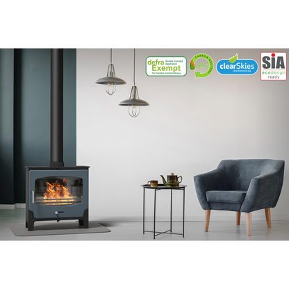 Saltfire ST-X Wide (Wood) DEFRA Multifuel ECO Stove