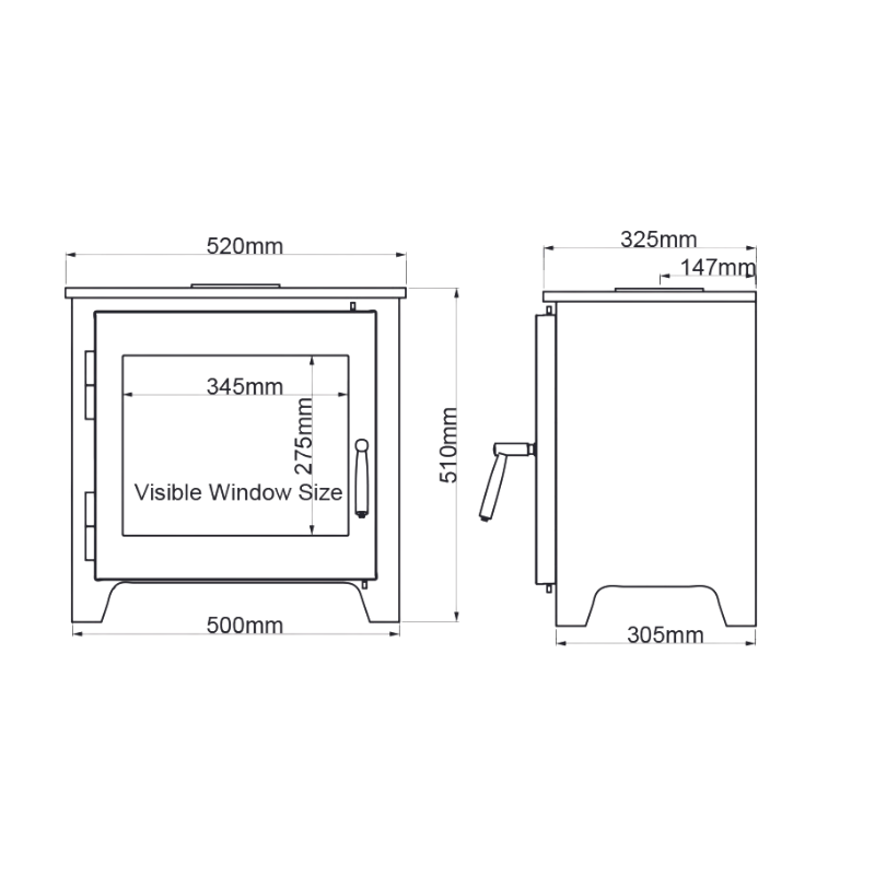 Saltfire ST3 KW DEFRA ECO Stove