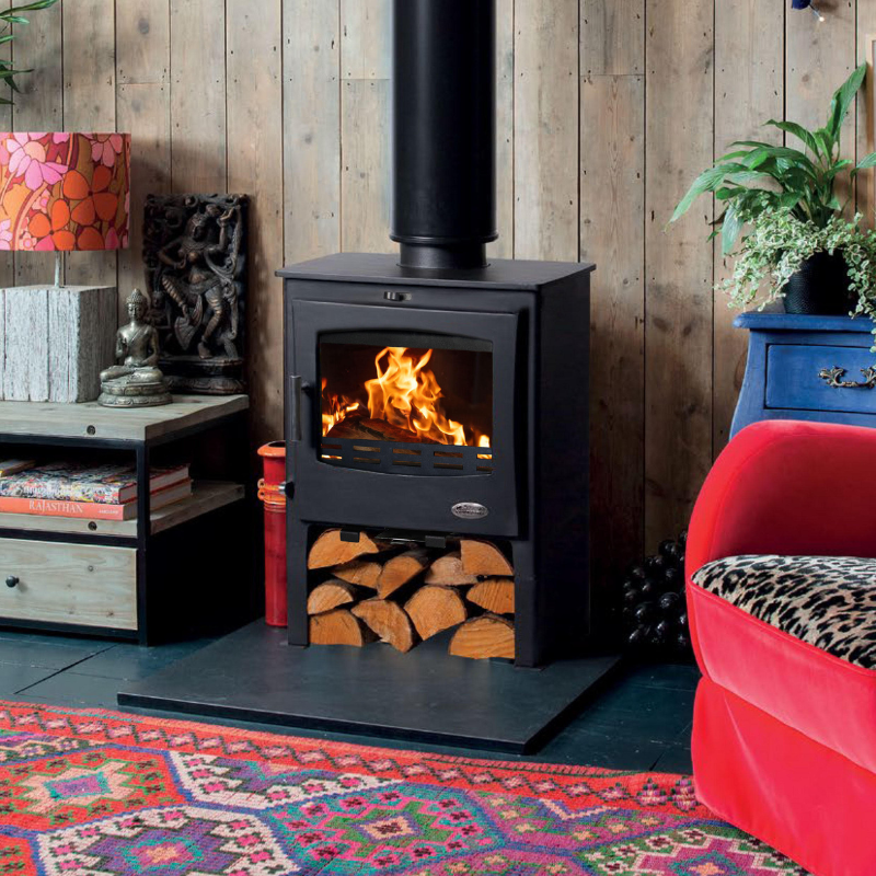 Woolly Mammoth 5 Widescreen - 5kw Defra Multifuel Stove MK2