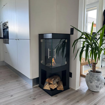 Alaska Corner Bioethanol Stove Fireplace