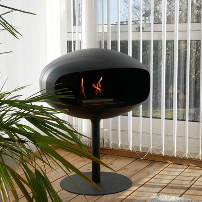 Cocoon Pedestal - Black with a Black Base