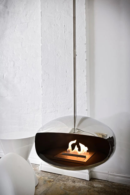 Cocoon Aeris - Polished Steel with Steel Pole