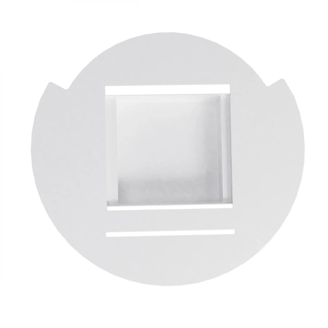 Mounting Plate for Cocoon Fires Burner - White