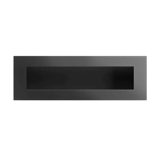 Icon Fires Nero 1750 Wall Fire - Brushed Steel