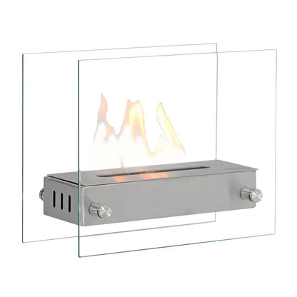 Bio Fireplace - Steel and Glass