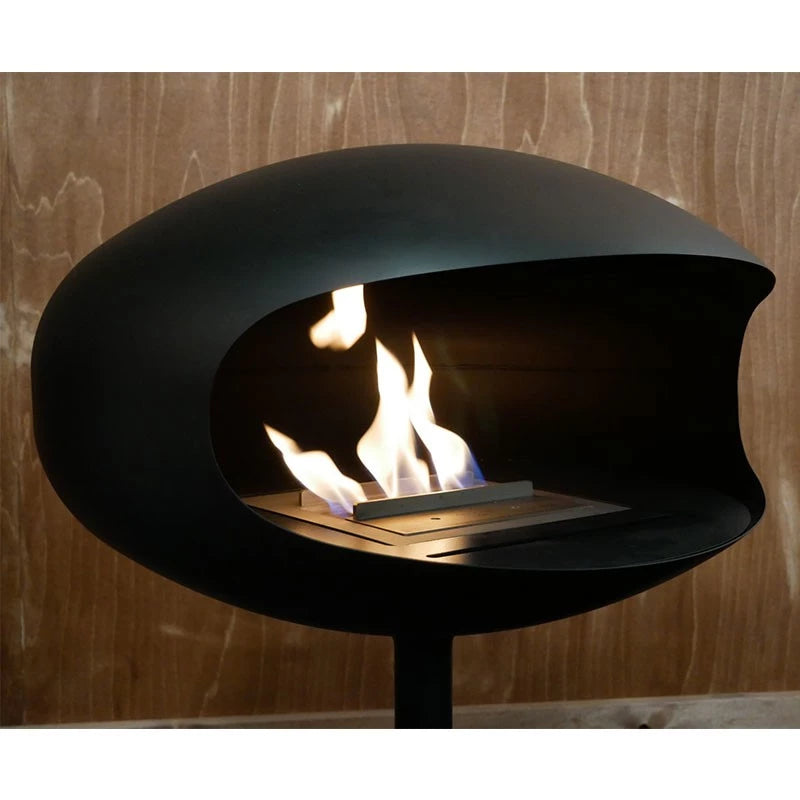 Cocoon Pedestal - Black with a Black Base